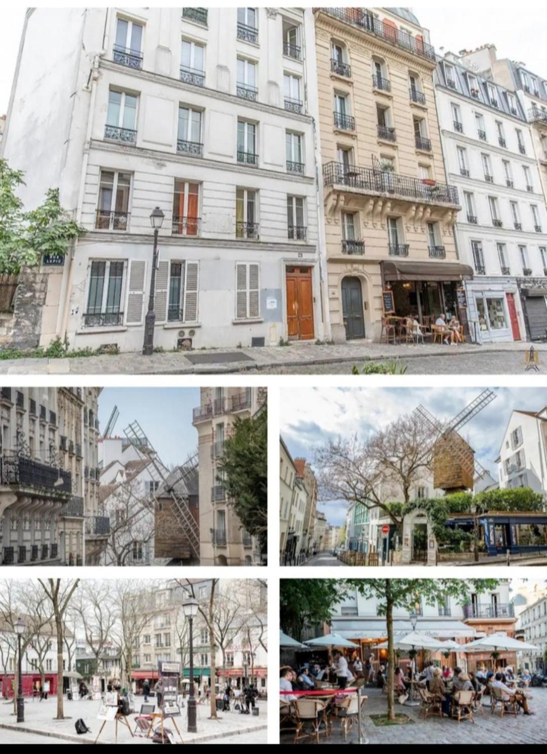 Montmartre Paris 18 Lägenhet Exteriör bild